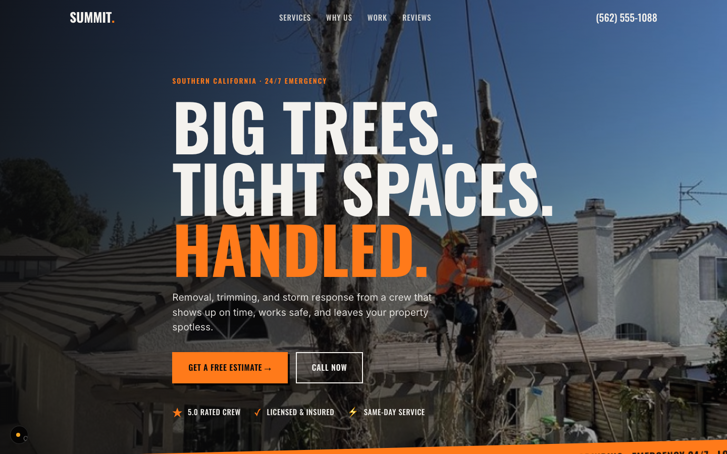 Bold Field website design